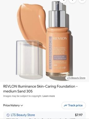 Revlon Illuminance Skin-Caring Foundation - Medium Sand (305) Beige Shade